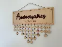 Toile Famille pour dates d'anniversaires Personnalisable 1.webp