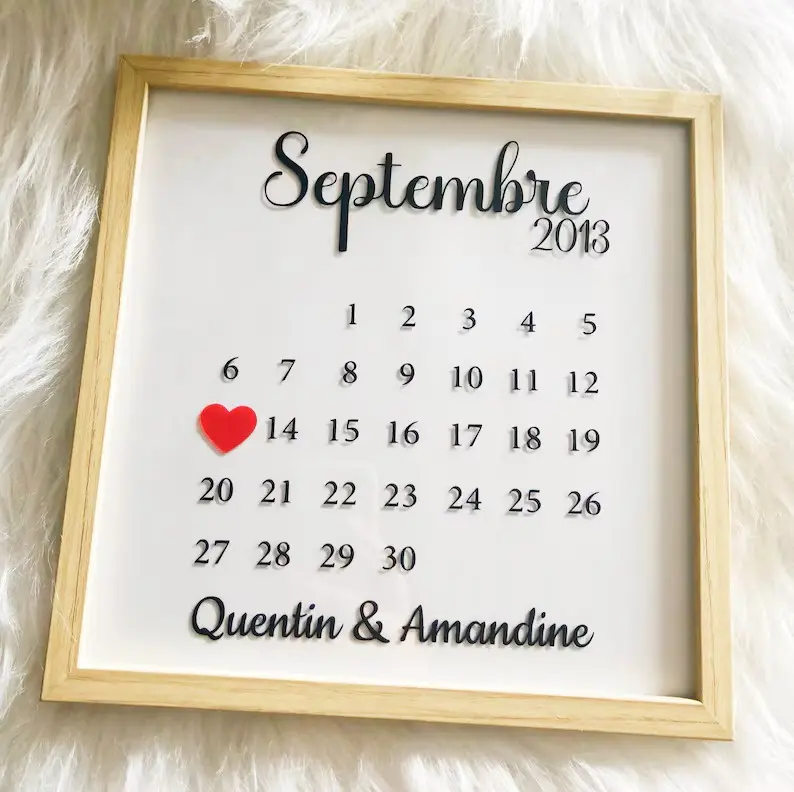 Cadre personnalisé couple date de rencontre.webp