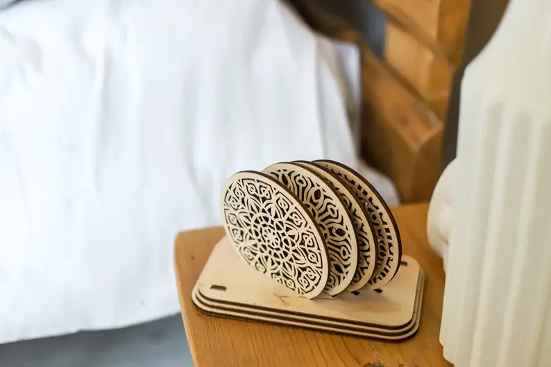 sous verres et tasses avec votre motif.webp