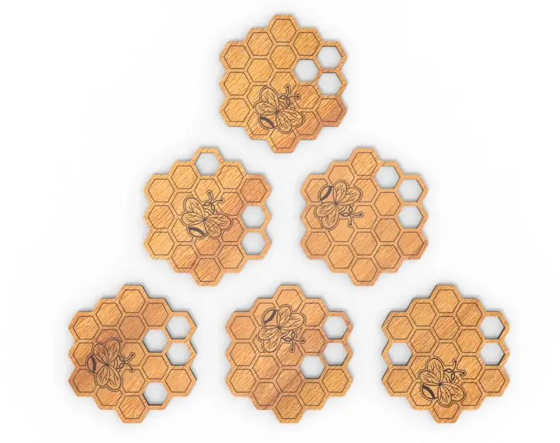 sous verres motif hexagone personnalisé2.webp