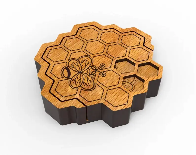 sous verres motif hexagone personnalisé4.webp