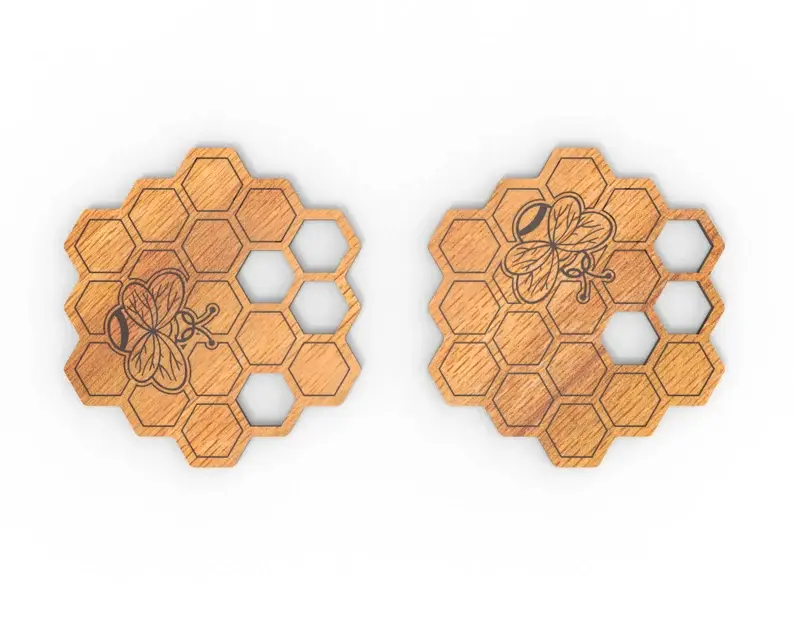 sous verres motif hexagone personnalisé3.webp
