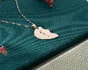Collier demi-cœur gravé personnalisé couples et amis2.webp