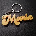 Porte-clé  3D prénom ou texte personnalisable5.webp