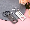 Porte-clés personnalisé pour couple, cadeau petite amie.webp