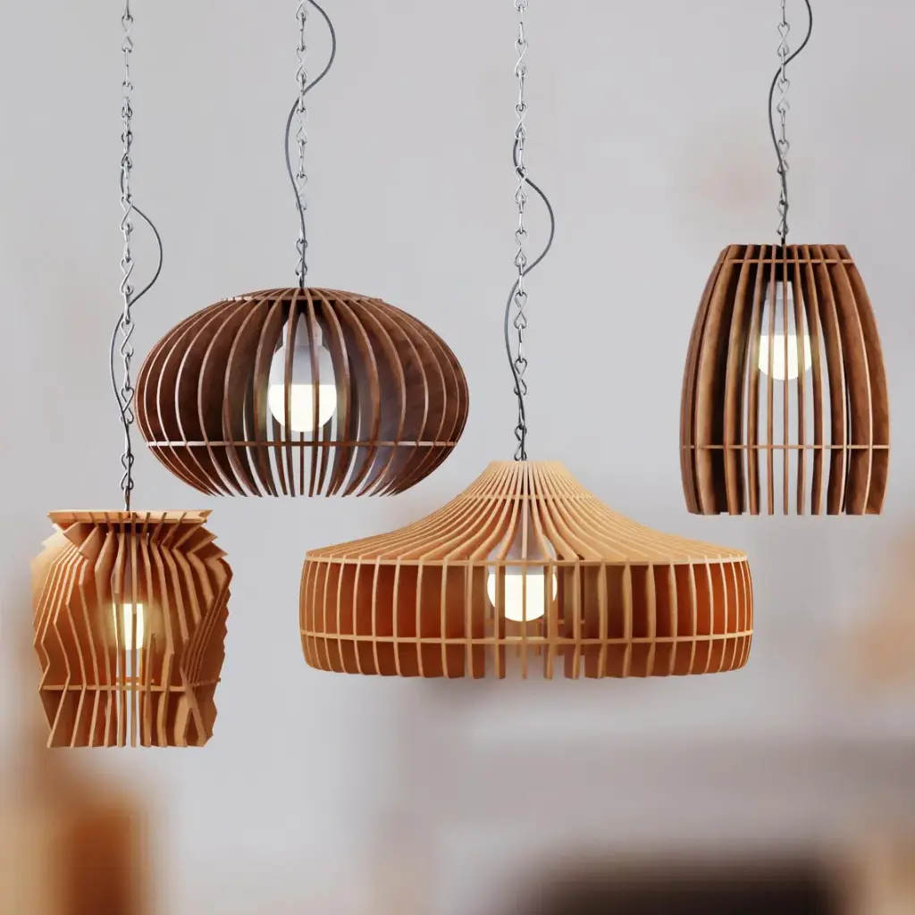 Plafonnier géométrique