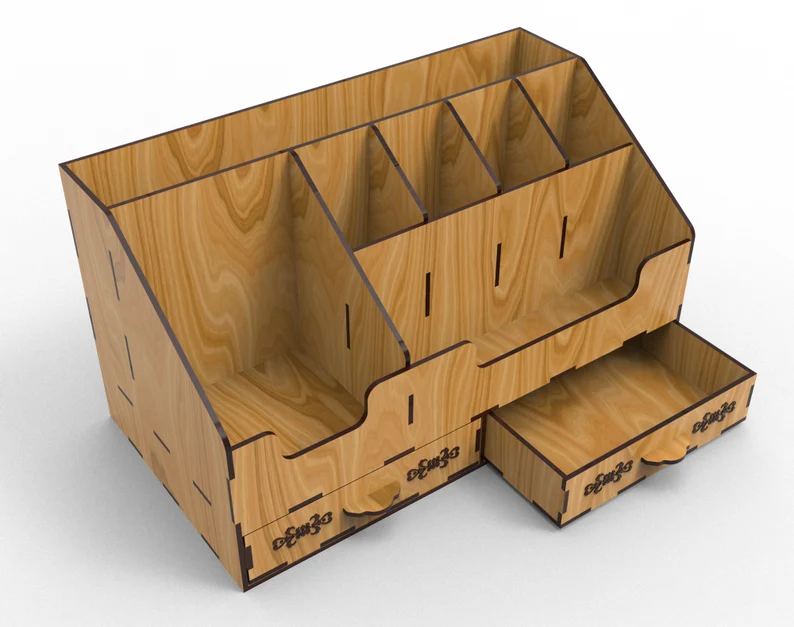 Organisateur de bureau avec tiroirs personnalisable (L)
