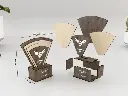 Trophée Spécial formes Award en bois