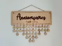 Toile famille pour dates d'anniversaires personnalisable