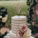 Dessus de gâteaux mariage personnalisé couple