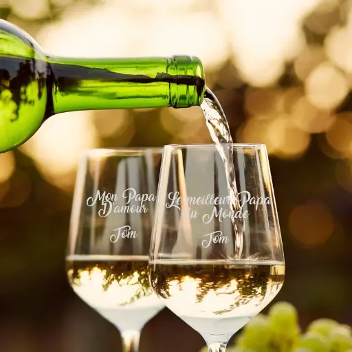 verres de vin personnalisés