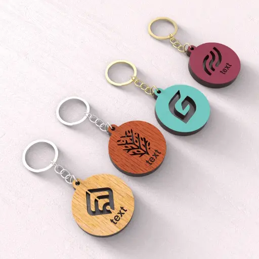 Porte-clé avec logo personnalisé, Porte-clé avec logo d'entreprise