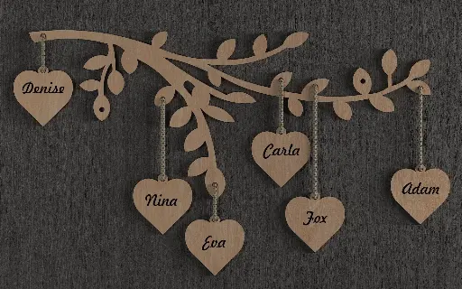 Calendrier anniversaires famille 